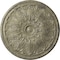 Ekena Millwork Bordeaux Ceiling Medallion (Fits Canopies up to 3 1/4"), 22 5/8"OD x 1 3/4"P, Castle Stone Crackle CM22BOCSC - alternate 1